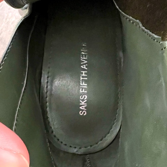 Saks Fifth Avenue Leather Ankle Boots, size US 5.5 - Picture 6 of 8